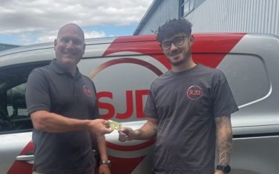 Brandon receives his gold card