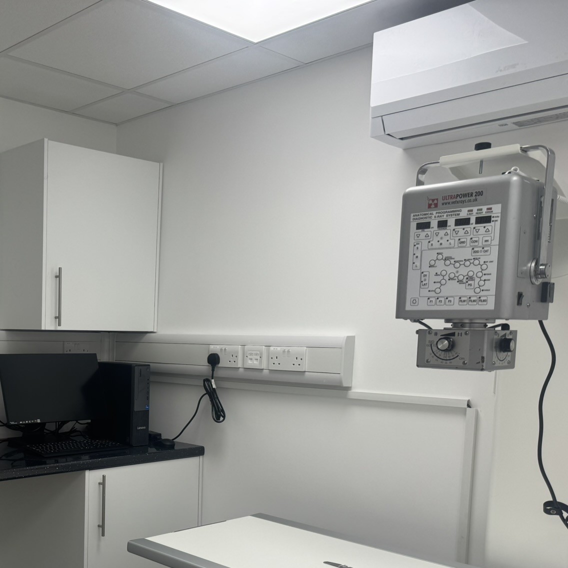 Inside a vets surgery